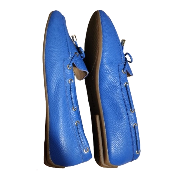 Talbots Jessie Biscayne Blue Driving Moccasin Loafer Size 8 - Picture 4 of 10
